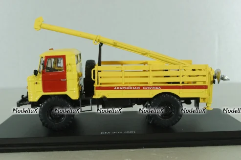 БМ-302(66) аварийная, на шасси Газ-66, SSM1196, SSM 1:43