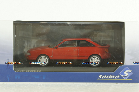 Audi Coupe S2, 1992, red, 4312201, Solido 1:43