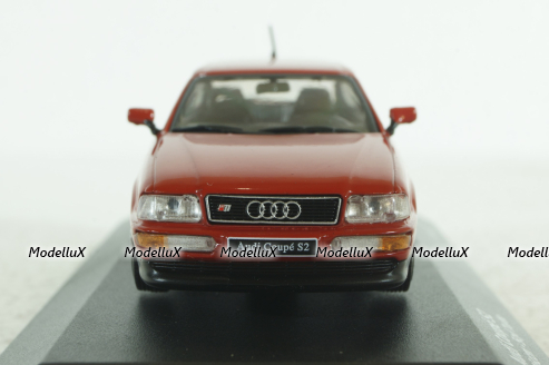 Audi Coupe S2, 1992, red, 4312201, Solido 1:43