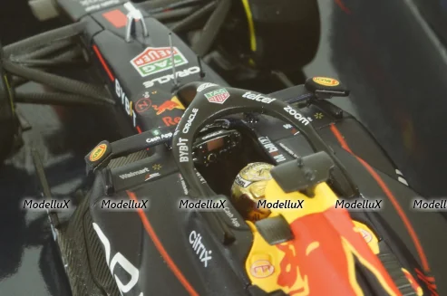 Oracle Red Bull Racing RB18, with pilot Max Verstappen, Winner Mexican GP 2022, 417222001, Minichamps 1:43
