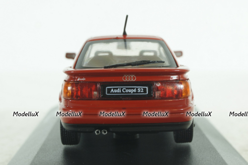 Audi Coupe S2, 1992, red, 4312201, Solido 1:43