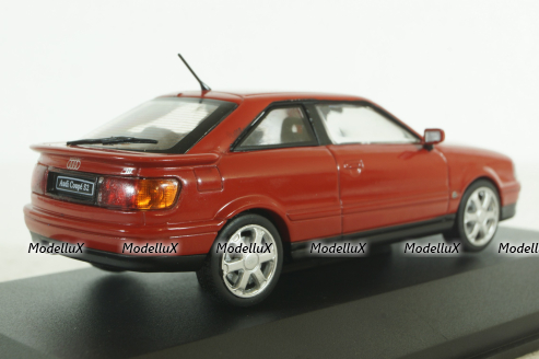 Audi Coupe S2, 1992, red, 4312201, Solido 1:43