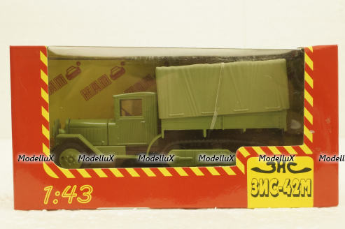 Зис-42М, зеленый с тентом, Н226, Наш Автопром 1:43