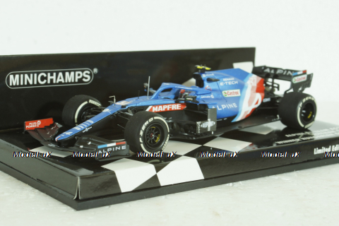 Alpine F1 Team A521, Esteban Ocon, Winner Hungarian GP 2021, 417211231, Minichamps 1:43