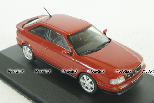 Audi Coupe S2, 1992, red, 4312201, Solido 1:43