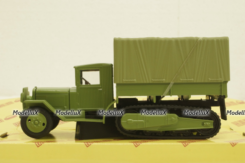 Зис-42М, зеленый с тентом, Н226, Наш Автопром 1:43