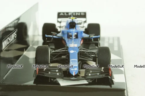 Alpine F1 Team A521, Esteban Ocon, Winner Hungarian GP 2021, 417211231, Minichamps 1:43