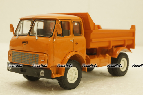 Маз-5549 самосвал, оранжевый, Н759, Наш Автопром 1:43