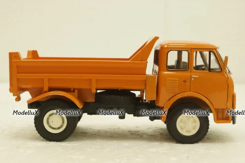 Маз-5549 самосвал, оранжевый, Н759, Наш Автопром 1:43