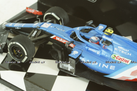 Alpine F1 Team A521, Esteban Ocon, Winner Hungarian GP 2021, 417211231, Minichamps 1:43