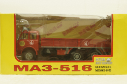 Маз-516, Leipziger Messe (из к/ф "Мировой парень")бортовой, Н765, Наш Автопром 1:43