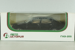 Газ-3111 Волга черный,100046, Автоистория 1:43