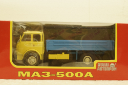 Маз-500А желтый/синий, Н284, Наш Автопром 1:43