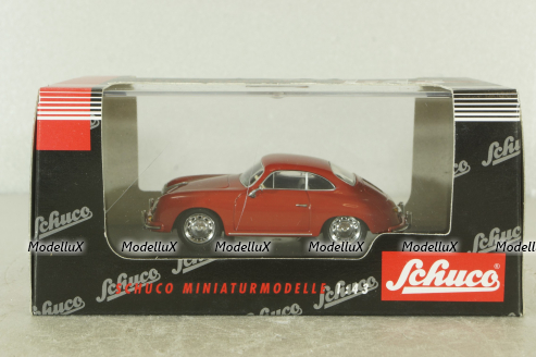 Porsche 356 A Coupe 1958, red, 02501, Schuco 1:43 Уценка!