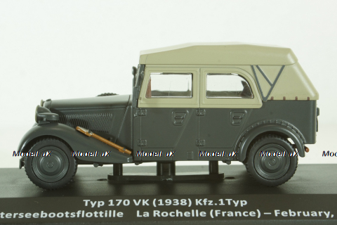 Typ 170 VK (1938) Kfz.1 Typ 12, Altaya Military #68 Altaya 1:43
