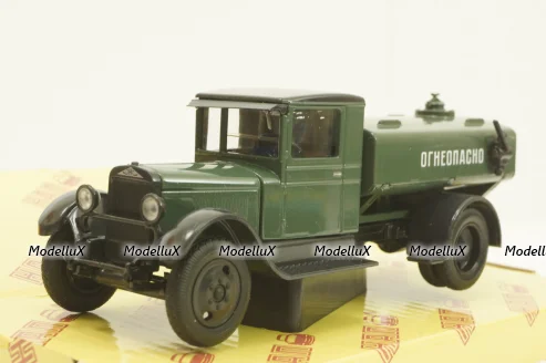 Зис-5 Б3-42, Огнеопасно, Зеленый, Н922, Наш Автопром 1:43