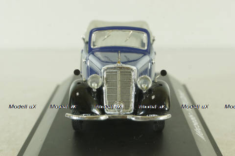 Mercedes 170V Cabrio (W136) 1938, blue, 02433, Schuco 1:43