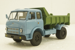 Маз-503А самосвал Н757, голубой/зеленый, Наш Автопром 1:43