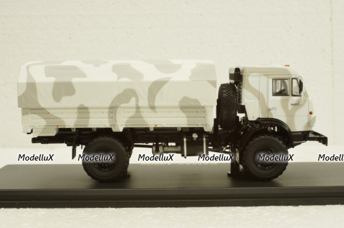 Камаз-43502 Мустанг камуфляж Арктика, SSM1302, SSM 1:43