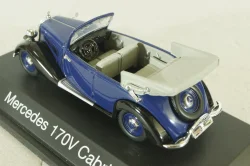 Mercedes 170V Cabrio (W136) 1938, blue, 02433, Schuco 1:43