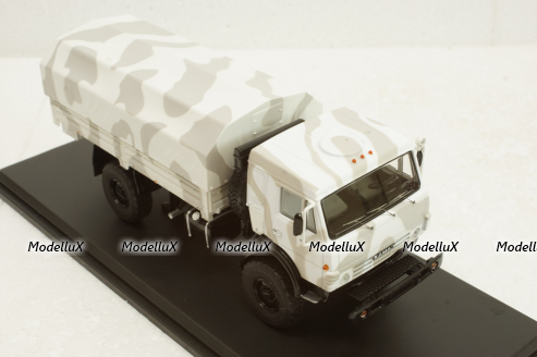 Камаз-43502 Мустанг камуфляж Арктика, SSM1302, SSM 1:43