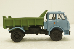 Маз-503А самосвал Н757, голубой/зеленый, Наш Автопром 1:43