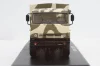 Камаз-53501 Мустанг 6х6 бортовой с тентом 2003, камуфляж, SSM1303, SSM 1:43
