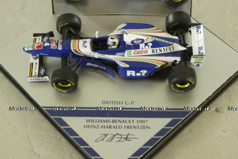Williams Renault #4 British GP 1997, H.H.Frentzen, Onyx 1:43