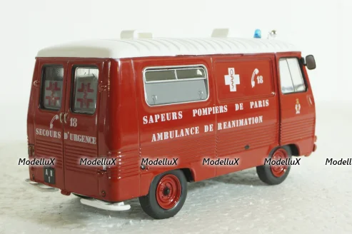Peugeot J7 AR, Ambulancia de Reanimacion, Sapeurs-Pompiers №1 1:43