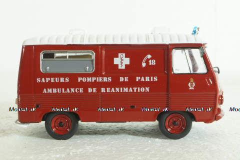Peugeot J7 AR, Ambulancia de Reanimacion, Sapeurs-Pompiers №1 1:43