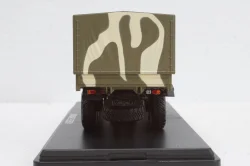 Камаз-53501 Мустанг 6х6 бортовой с тентом 2003, камуфляж, SSM1303, SSM 1:43