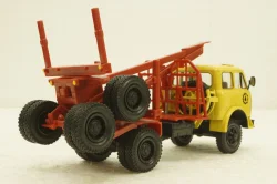 Маз-509, лесовоз, желтый/красный, Н713, Наш Автопром 1:43