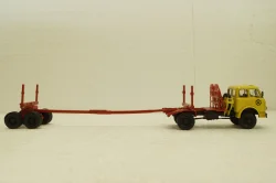 Маз-509, лесовоз, желтый/красный, Н713, Наш Автопром 1:43