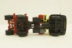 Маз-509, лесовоз, желтый/красный, Н713, Наш Автопром 1:43