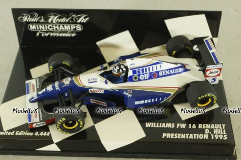 Williams Renault FW 16 #27, D.Hill  1995, 430950095, Minichamps 1:43