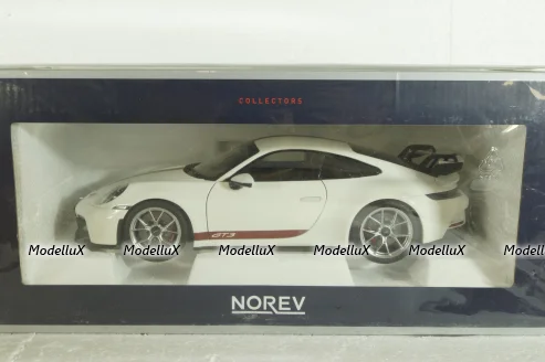 Porsche 911 GT3 2021, White, 187306, Norev 1:18