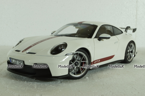 Porsche 911 GT3 2021, White, 187306, Norev 1:18