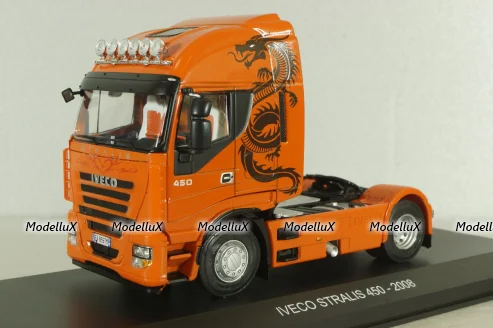 Iveco Starlis 450 2008, orange, Truck Tuning Collection #11, Hachette 1:43
