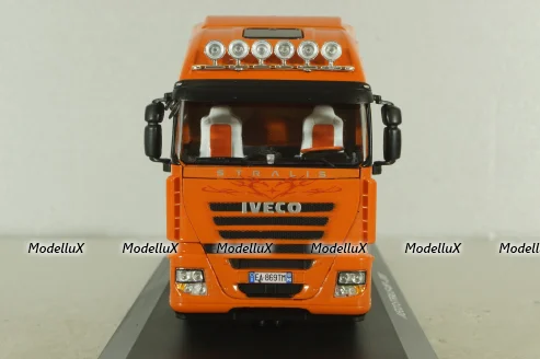 Iveco Starlis 450 2008, orange, Truck Tuning Collection #11, Hachette 1:43