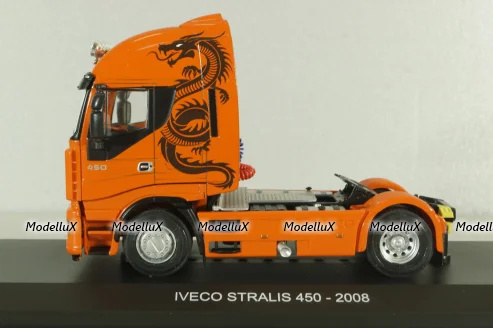 Iveco Starlis 450 2008, orange, Truck Tuning Collection #11, Hachette 1:43