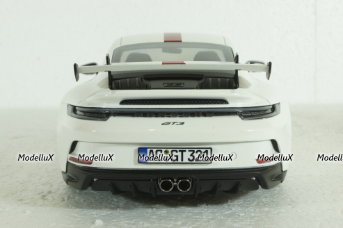 Porsche 911 GT3 2021, White, 187306, Norev 1:18