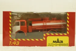 Маз-5334, АЦ-8-5334, пожарный, Н979, Наш Автопром 1:43