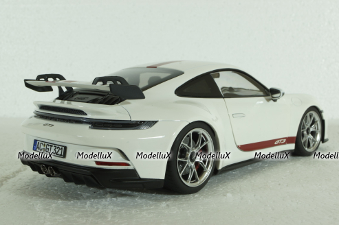 Porsche 911 GT3 2021, White, 187306, Norev 1:18