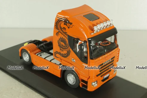 Iveco Starlis 450 2008, orange, Truck Tuning Collection #11, Hachette 1:43
