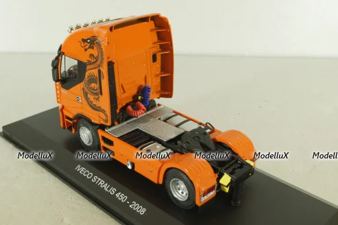 Iveco Starlis 450 2008, orange, Truck Tuning Collection #11, Hachette 1:43