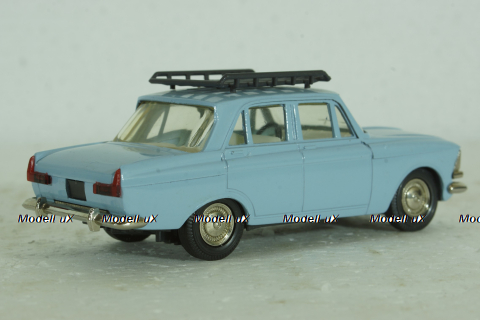 Москвич-408 с багажником, август 1989г., Тантал/Радон 1:43