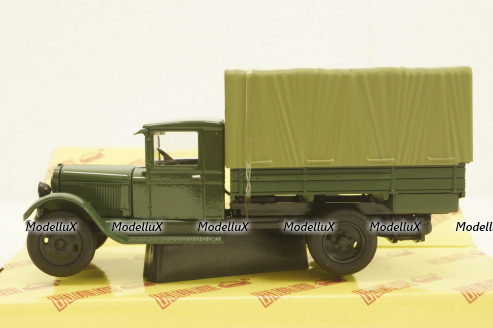 Зис-5А, зеленый с тентом, Н220, Наш Автопром 1:43