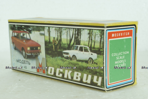 Москвич-408 с багажником, август 1989г., Тантал/Радон 1:43