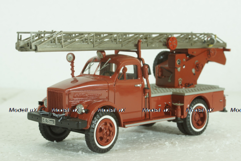 Газ-51 АЛГ-17, Автолестница с гидравлическим приводом, Сарлаб 1:43