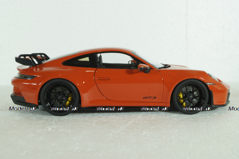 Porsche 911 GT3 2021 orange, 187300, Norev 1:18